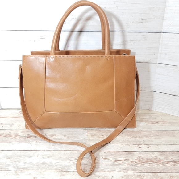 RADLEY LONDON Bags Radley London Tan Leather Tote Bag With Crossbody Strap Poshmark